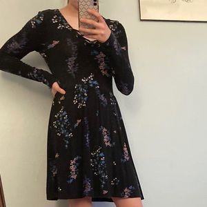 Black Floral Dress